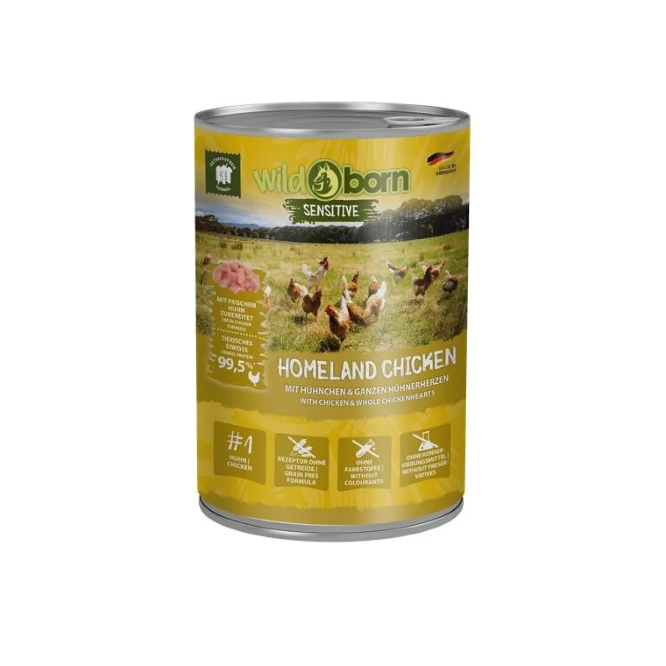 Wildborn Hundefutter- Homeland Chicken Nassfutter für Hunde