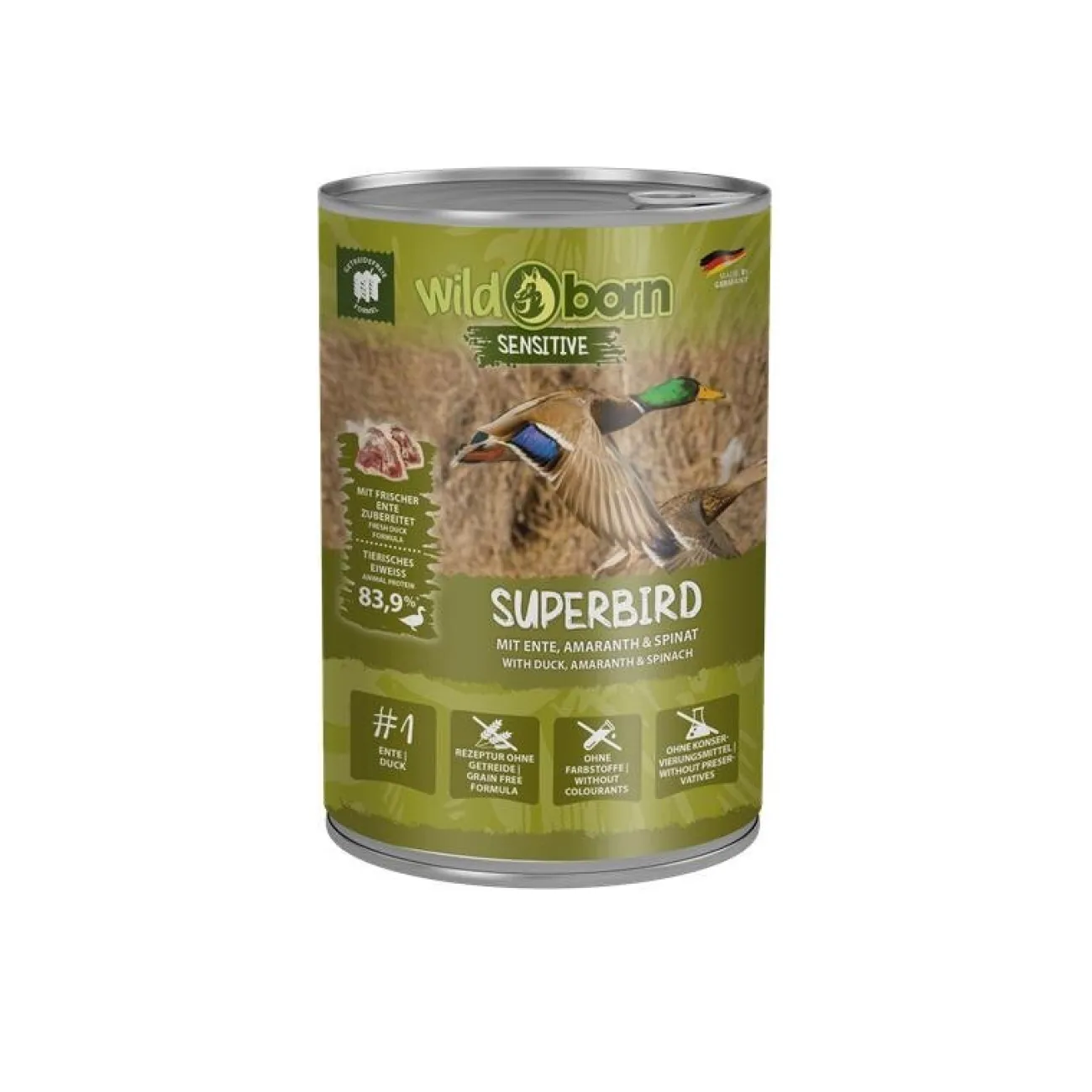 Wildborn Hundefutter- Nassfutter Superbird für Hunde