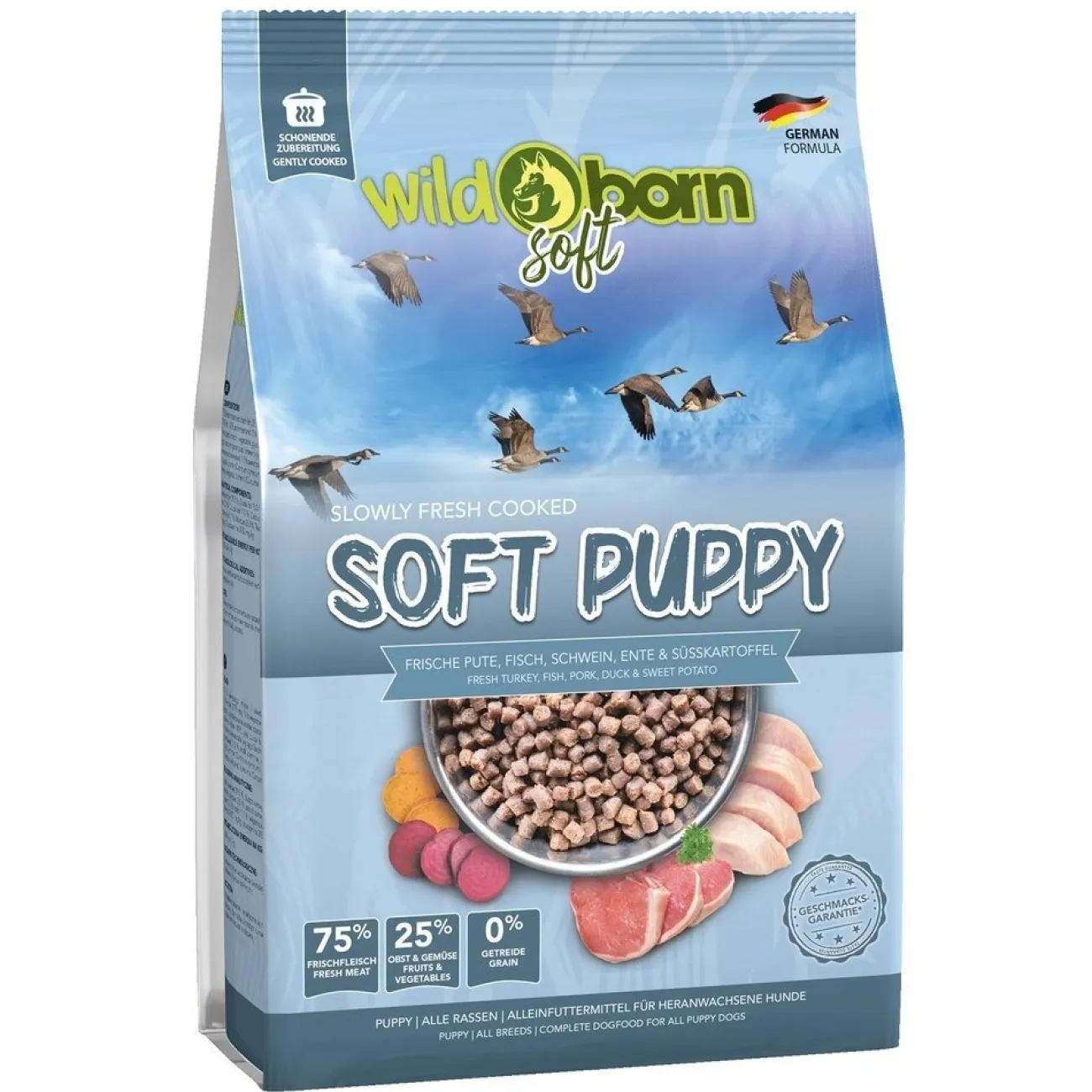 Wildborn Welpenzubehör | Hundefutter- Soft Puppy mit frischem Fleisch & Fisch