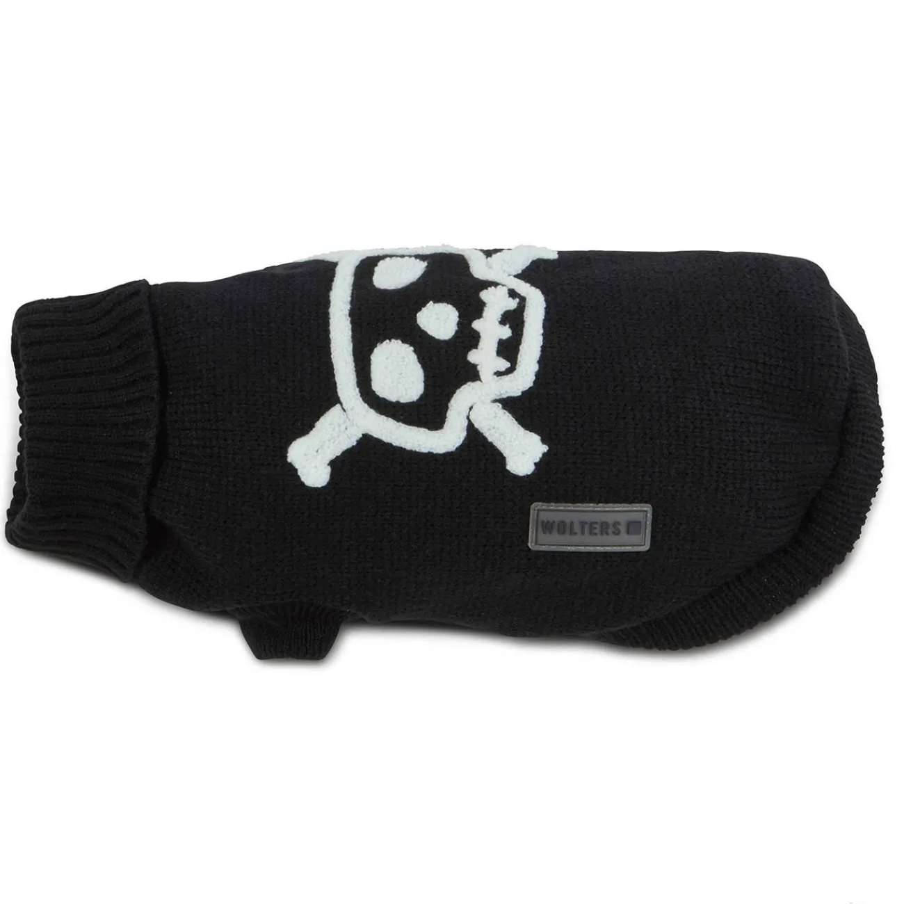 Wolters Hundebekleidung, Hundemantel | Hundebekleidung- Hunde Strickpullover Totenkopf schwarz